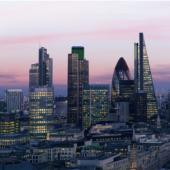 image of London skyscrapers and city scape