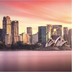 image of downtown Sydney and opera house