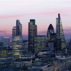image of London skyscrapers and city scape