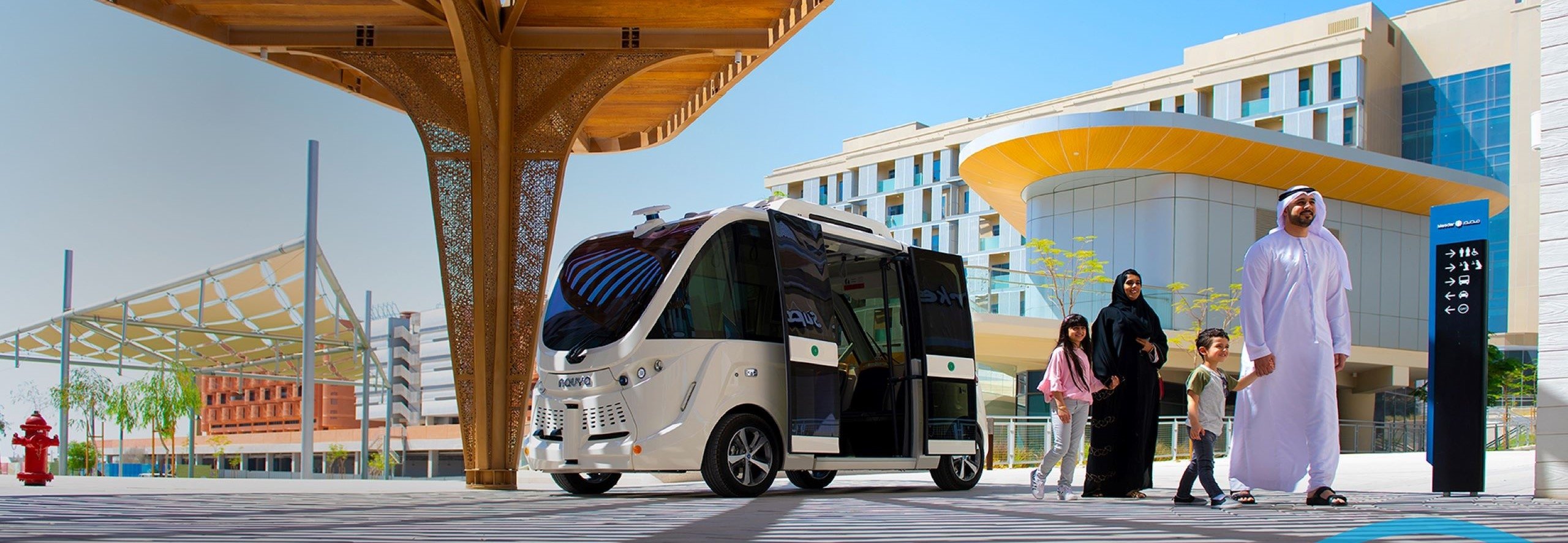 Pod car in Masdar City