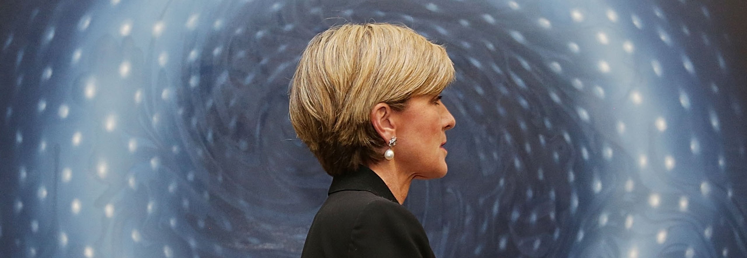 Former Australian foreign minister Julie Bishop