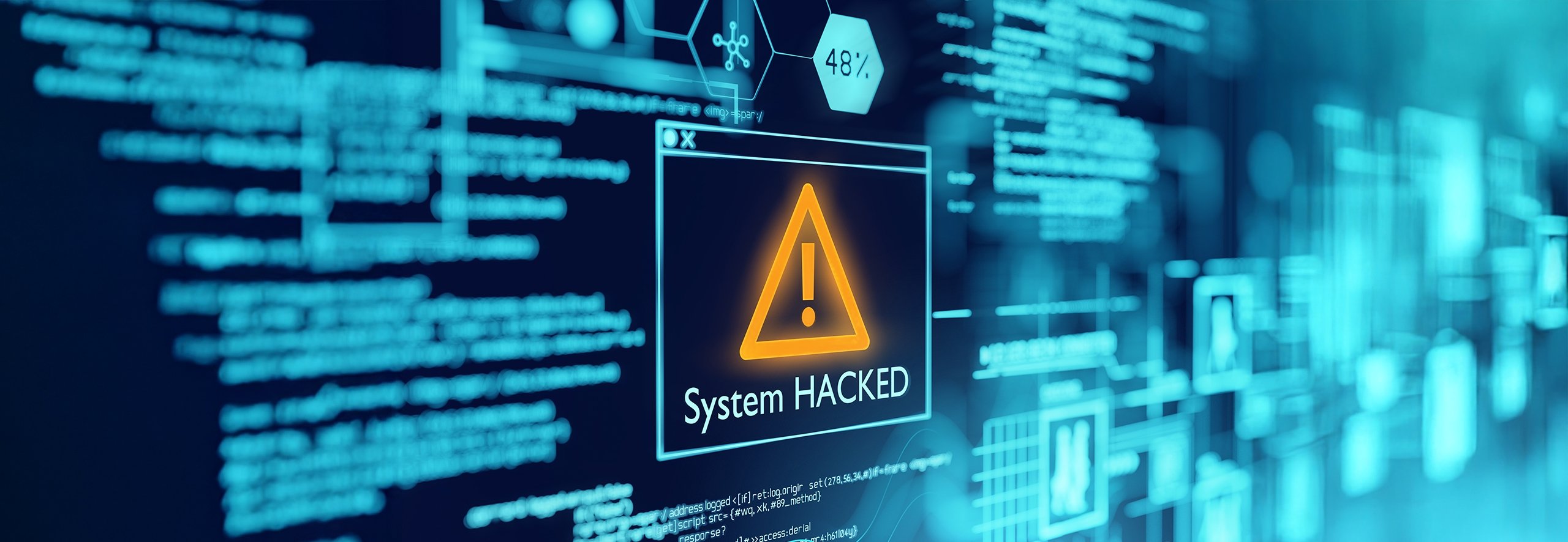 System hacked alert