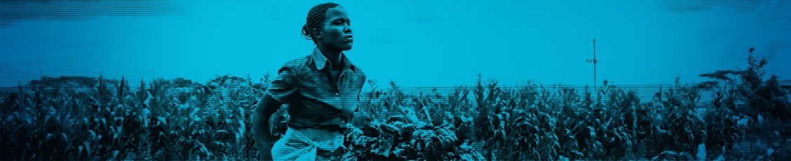 Female vegetable farmer in Africa